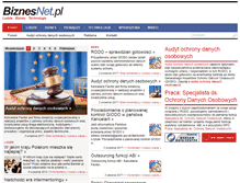 Tablet Screenshot of biznesnet.pl